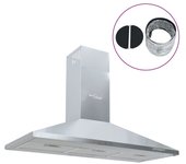 Vidaxl Campana Extractora 90 Cm Acero Inoxidable