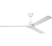 kaiserkraft Ventilador de techo con aspas metálicas, Ø del aspa 1420 mm, blanco