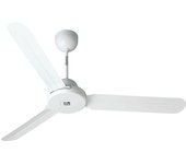 kaiserkraft Ventilador de techo DESIGN 1S, Ø del aspa 1600 mm, pintura blanca