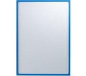 eurokraft basic Bolsa magnética para información, DIN A3, A x H 312 x 435 mm, marco azul, UE 30 unid.