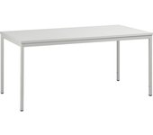 eurokraft basic Escritorio para encargados, gris luminoso, modelo básico, A x P 1600 x 800 mm