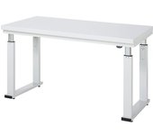 RAU Mesa de trabajo, altura regulable eléctricamente, altura 740 - 1140 mm, tablero de laminado duro, A x P 1500 x 700 mm