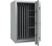 kaiserkraft Caja de caudales para llaves con paredes intermedias extraíbles, VDMA B y euronorma S2, 1650 ganchos, 3 baldas, H x A x P 1256 x 836 x 700