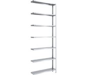 eurokraft pro Estantería atornillable, construcción ligera, galvanizada, altura de estantería 3000 mm, anchura de balda 1000 mm, profundidad 300 mm,