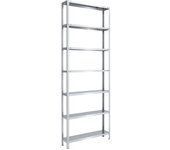eurokraft pro Estantería atornillable de almacén, galvanizada, semipesada, altura de estantería 3000 mm, anchura de balda 1000 mm, profundidad 300 mm,