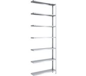 eurokraft pro Estantería atornillable de almacén, galvanizada, semipesada, altura de estantería 3000 mm, anchura de balda 1000 mm, profundidad 300 mm,