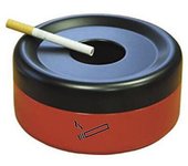 kaiserkraft Cenicero de mesa, RONDO PICCOLO, rojo