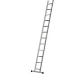 HYMER Escalera de mano con peldaños, anchura 350 mm, 12 peldaños incl. traviesa