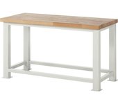 RAU Banco de trabajo para cargas pesadas, grosor del tablero 50 mm, A x P 1500 x 700 mm