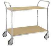 Kongamek Carro con pisos ESD, 4 ruedas de maniobra, 2 camas, L x A x H 1070 x 585 x 940 mm, a partir de 2 unid.