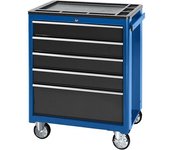 eurokraft basic Carro para herramientas, sin herramientas, con 5 cajones