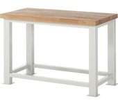 RAU Banco de trabajo para cargas pesadas, grosor del tablero 50 mm, A x P 1250 x 700 mm