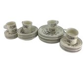 CERAMICA ALTA GAMA VAJILLA PINEWOOD JUEGO DE VAJILLA PARA 8 PERSONAS