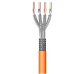 Cable de instalación Ewent IM1227 Cat7 S/FTP 100m Naranja 1200MHz LSZH