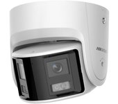 Cámara IP Hikvision DS-2CD2346G2P-ISU/SL 4MP visión 180° PoE IR Altavoz y Luz Disuasoria