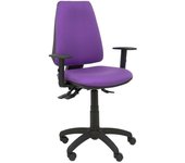 Piqueras y Crespo Elche S Bali Silla de Oficina Brazos Regulables Ruedas Nylon Lila
