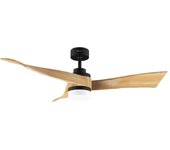 Cecotec Energysilence Aero 5285 WhiteWood Ventilador de Techo con Luz 40W 52" Negro/Madera