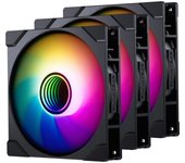 Phanteks M25-140 Gen2 D-RGB PWM Reverse Pack Triple Ventilador Suplementario 140mm Negro