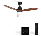 Ventilador de Techo Create DC Motor 6 Velocidades Reverse Mando Aspas Madera Opción Luz