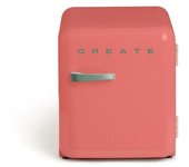 Frigorífico Create Mini Retro 50cm 48L R600a Rojo Compartimentos Eco Friendly