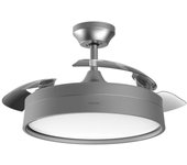Cecotec Energysilence Aero 4200 invisible steel Ventilador De Techo 35W Led E Gris