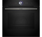 Horno eléctrico Bosch Serie 8 HRG7361B1 71L Negro panel táctil TFT vapor y limpieza catalítica
