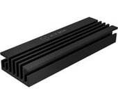 IB-M2HS-70 Unidad de estado sólido Disipador térmico/Radiador Negro 1 pieza(s), Cuerpo de refrigeración