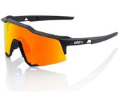 Gafas 100% Speedcraft Soft Tact negro Hiper red Multi Mirror