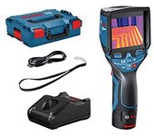 Bosch GTC 400 C Professional Noise equivalent temperature difference (NETD) Negro, Azul 2000 mAh 160 x 120 Pixeles Pantalla incorporada
