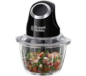 Russell Hobbs 24662-56 picadora eléctrica de alimentos 0,5 L 200 W Negro, Transparente