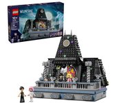 LEGO Miércoles Dormitorio de Miércoles y Enid, Casa de Muñecas de Juguete Basada en la Academia Nunca Más, 4 Mini Muñecos de Personajes de la Serie, Regalo para Niñas y Niños de 10 Año o Más 76781