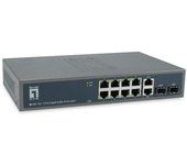 LevelOne GEP-1221 switch No administrado Gigabit Ethernet (10/100/1000) Energía sobre Ethernet (PoE) Negro