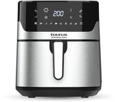 Taurus Air Fry Digital 7S Wall Sencillo 6,5 L Independiente 1600 W Freidora de aire caliente Negro, Acero inoxidable