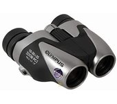 Olympus 10-30x25 Zoom PC I binocular Porro Negro, Plata