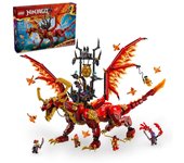 Lego Ninjago Dragón Fuente del Movimiento de Juguete, Juego Ninja de Aventuras y Lucha con 6 Minifiguras Inc. Kai y Espada Catana, Regalo de Cumpleaños para Niños y Niñas de 12 Años o Más 71822