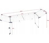 Secadora de ropa promis monza, extensible + 2 alas grandes