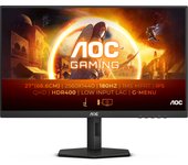 AOC Q27G4X LED display 68,6 cm (27") 2560 x 1440 Pixeles Quad HD LCD Negro, Rojo