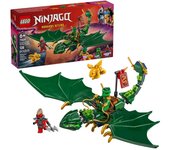LEGO Ninjago Dragón Verde del Bosque de Lloyd de Juguete para Construir, Juego Ninja con 2 Minifiguras con Catana y Armas, Regalo para Niños y Niñas de 6 Años o Más 71829