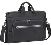Rivacase ECO - Bolsa para ordenador portátil de 14 pulgadas, impermeable, de plástico reciclado, moderna bolsa para portátil para hombres y mujeres, maletín para negocios, viajes, universidad, escuela