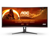 AOC G2 CU34G2XE/BK LED display 86,4 cm (34") 3440 x 1440 Pixeles Wide Quad HD LCD Negro, Rojo