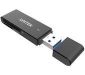 UNITEK Y-9327A lector de tarjeta USB 3.2 Gen 1 (3.1 Gen 1) Type-A Negro