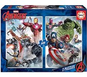 Educa - Puzzle de 500 Piezas para Adultos | Avengers, Vengadores, Marvel. Incluye Pegamento Fix Puzzle. Medida aproximada una Vez montado: 34 x 46 cm. A Partir de 11 años (17994)
