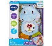 VTech Ippo Sonajero Masaje Encías Sonajero Bebé con Botón Luminoso Ideal Durante La Dentición, Juego Recién Nacido con 10 Melodías y 3 Canciones, Lengua Italiana, Pilas Incluidas, 0-24 Meses
