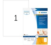 HERMA 8964 etiqueta de impresora Transparente Etiqueta para impresora autoadhesiva