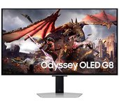 Samsung G80SD pantalla para PC 81,3 cm (32") 3840 x 2160 Pixeles 4K Ultra HD OLED Plata