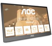 AOC T2 16T3EA pantalla para PC 39,6 cm (15.6") 1920 x 1080 Pixeles Full HD Negro