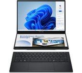 ASUS Zenbook Duo (2024), 14 pulgadas OLED 3K 120Hz, Intel Core Ultra 9 285H 2,9 GHz, 32 GB RAM DDR5, 1TB SSD NVMe PCIe, Intel Arc Graphics, Win 11 Pro, Wi-Fi 7, Bluetooth 5.4