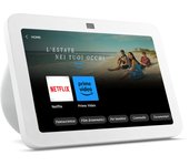 Echo Show 8 (Última generación) | Pantalla táctil inteligente de alta definición con audio espacial, controlador de Hogar digital y Alexa | Blanco