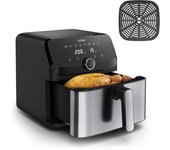 Tefal Easy Fry Mega EY855D10 freidora Sencillo 7,5 L Independiente 2020 W Freidora de aire caliente Negro, Acero inoxidable
