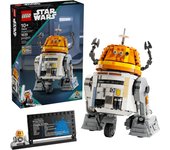 LEGO Star Wars 75416 Droide Astromecánico Chopper (C1-10P) - Juguete de Ahsoka - Figura Articulada - Cabeza Móvil Activada por Palanca y Extremidades Ajustables - Regalo para Niños y Niñas de 10+ Años